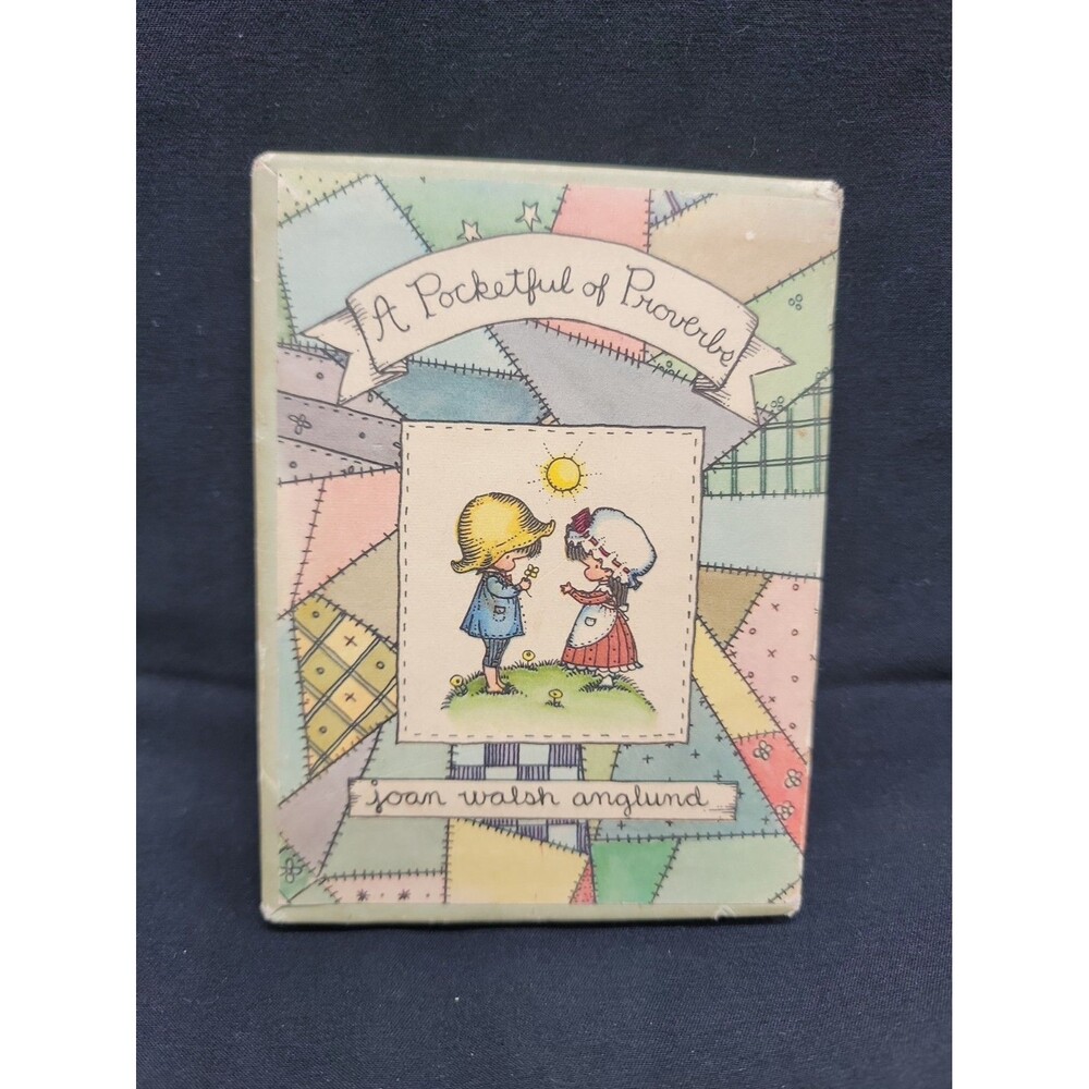 A Pocket Full Of Proverbs by Joan Walsh Anglund Book & Slipcover 1964